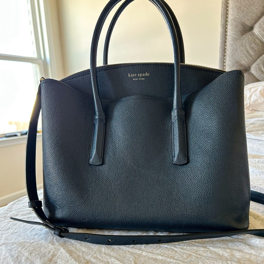Kate Spade Margeaux Top Handle with Crossbody strap- Navy
